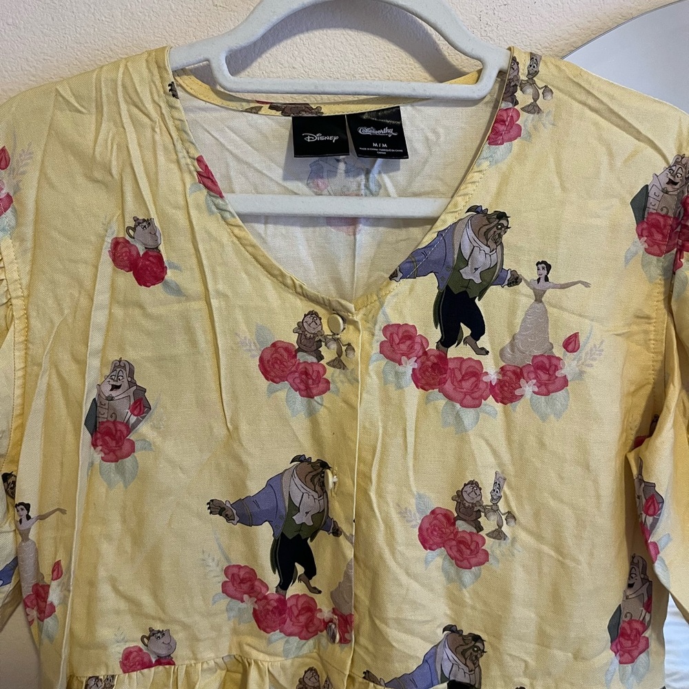 Cakeworthy Disney Beauty and The Beast Puff Sleeve Dress - Picture 3 of 5
